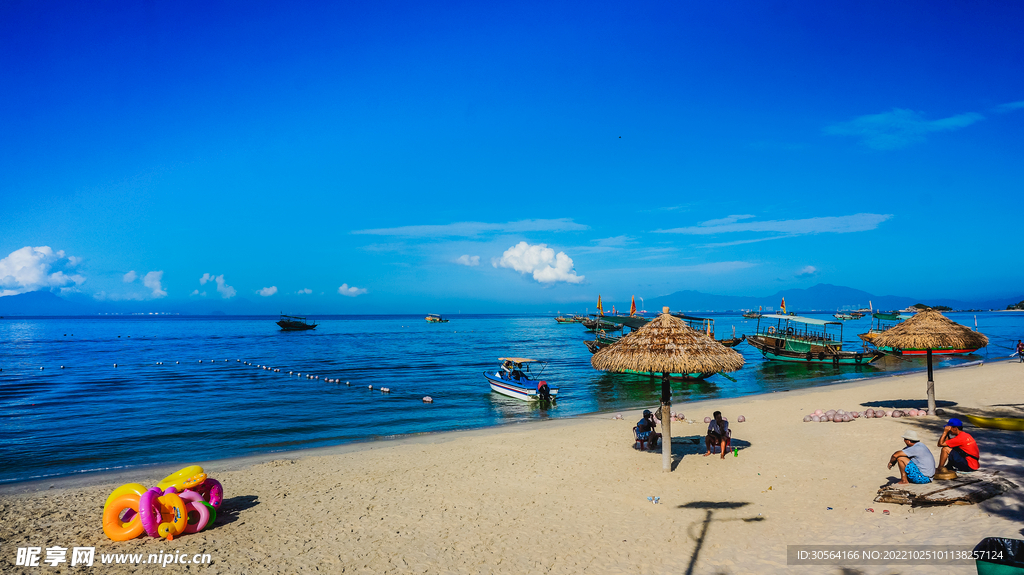 夏季沙滩海洋