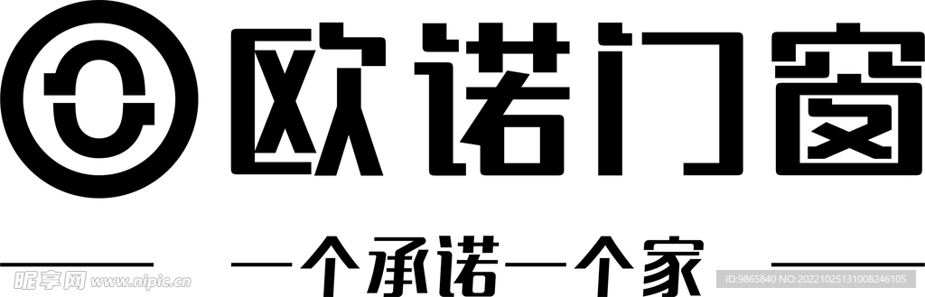 欧诺门窗logo