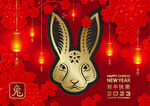 2023年兔年春节海报
