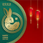 2023年兔年春节海报