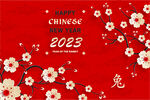 2023年兔年春节海报