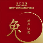 2023年兔年春节海报
