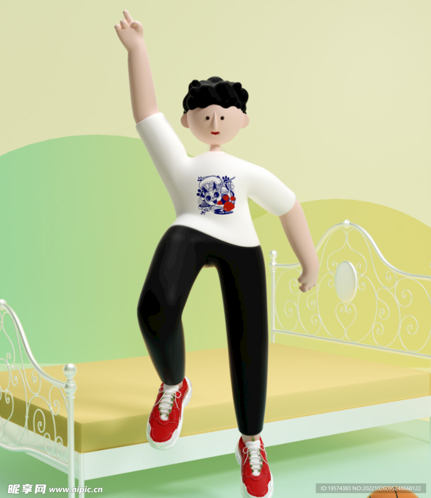 C4D模型 卡通人 