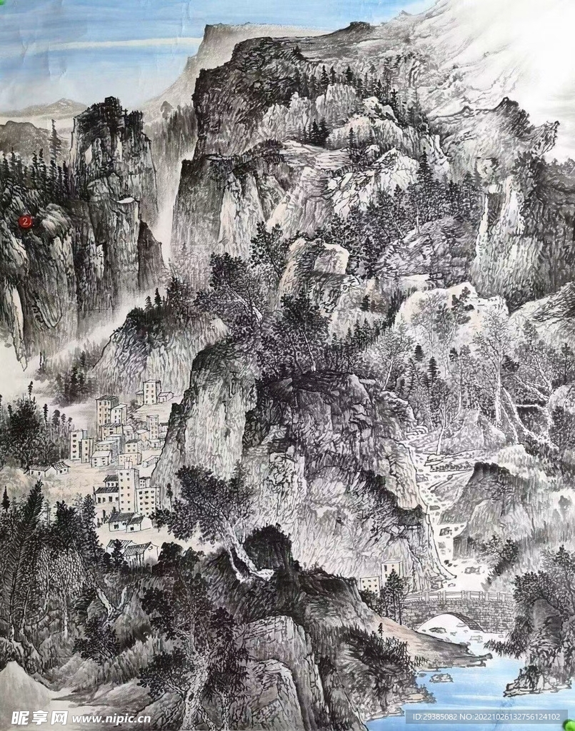 泼墨风景