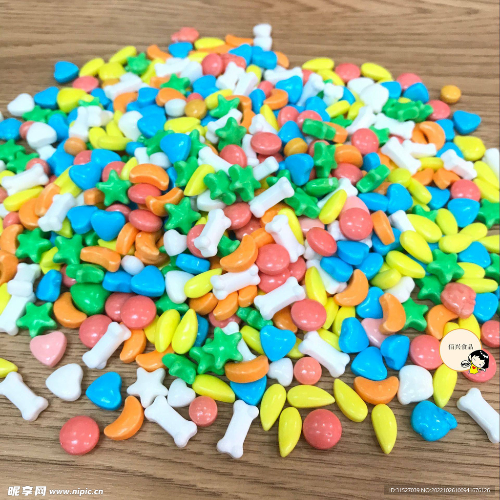 彩色巧克力糖果