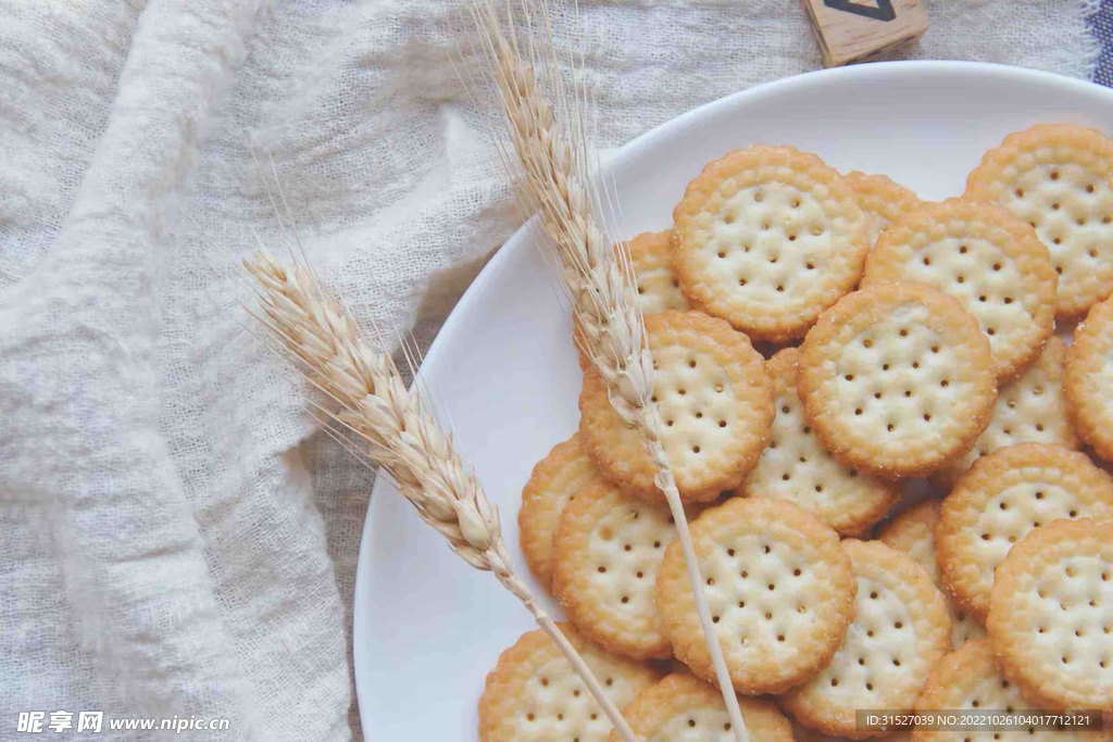 饼干摄影素材