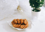 香酥麻花摄影素材