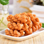 香酥小麻花摄影