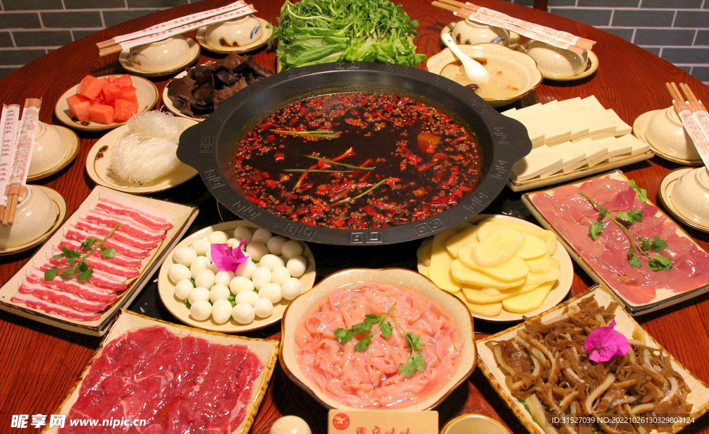 四川麻辣火锅摄影素材