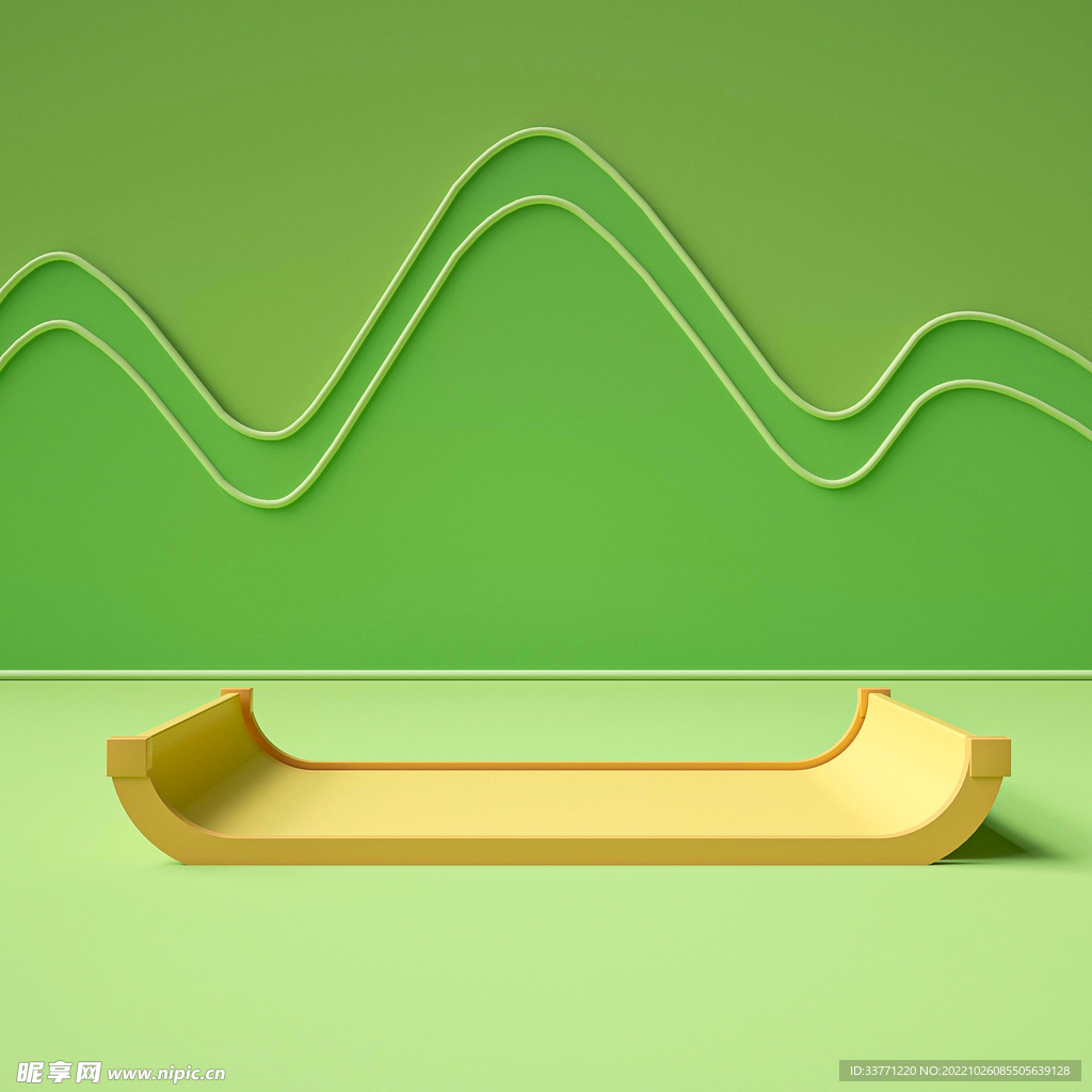 简约绿色背景