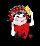 吉祥印花