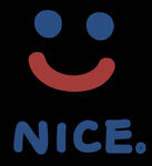 nice笑脸颜文字印花