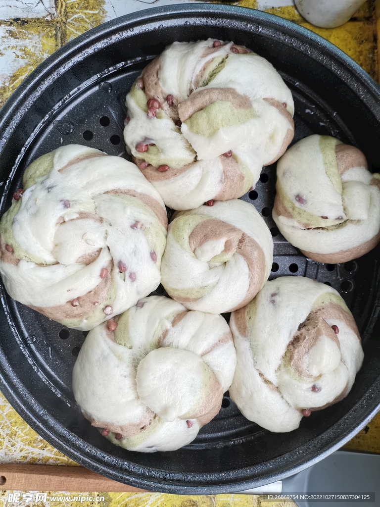 红豆花卷
