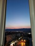 傍晚窗外的景色