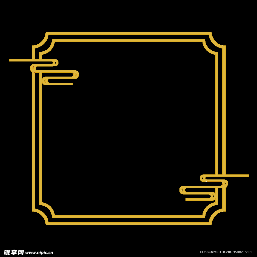国风元素装饰框