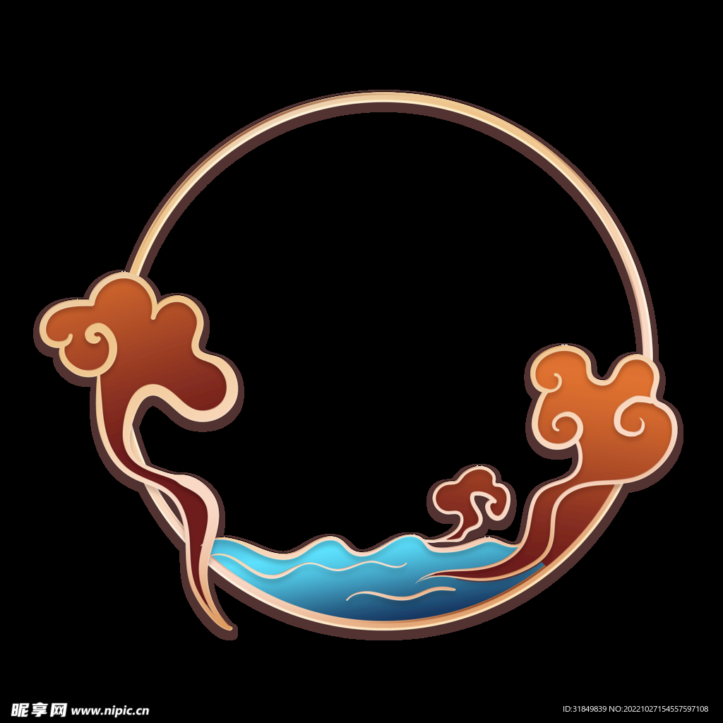 国风元素装饰框