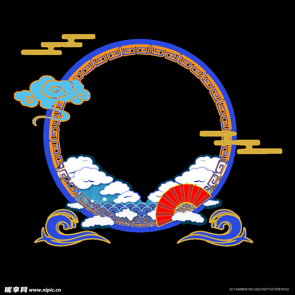 国风元素装饰框