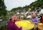 婺源篁岭晒秋人家景观