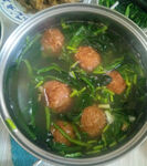 青菜丸子汤
