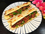 小吃驴肉火烧图片 