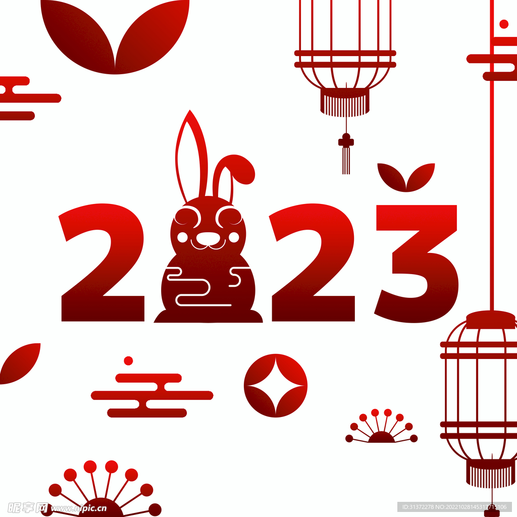 兔年素材设计图片