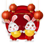  兔年素材设计图片