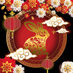 兔年素材设计图片