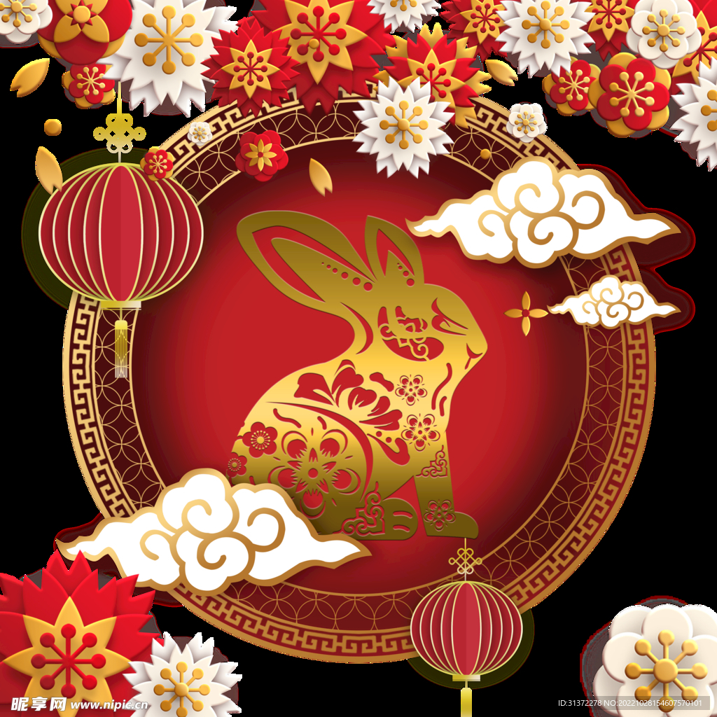 兔年素材设计图片