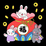 兔年素材设计图片