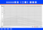 施工晴雨表