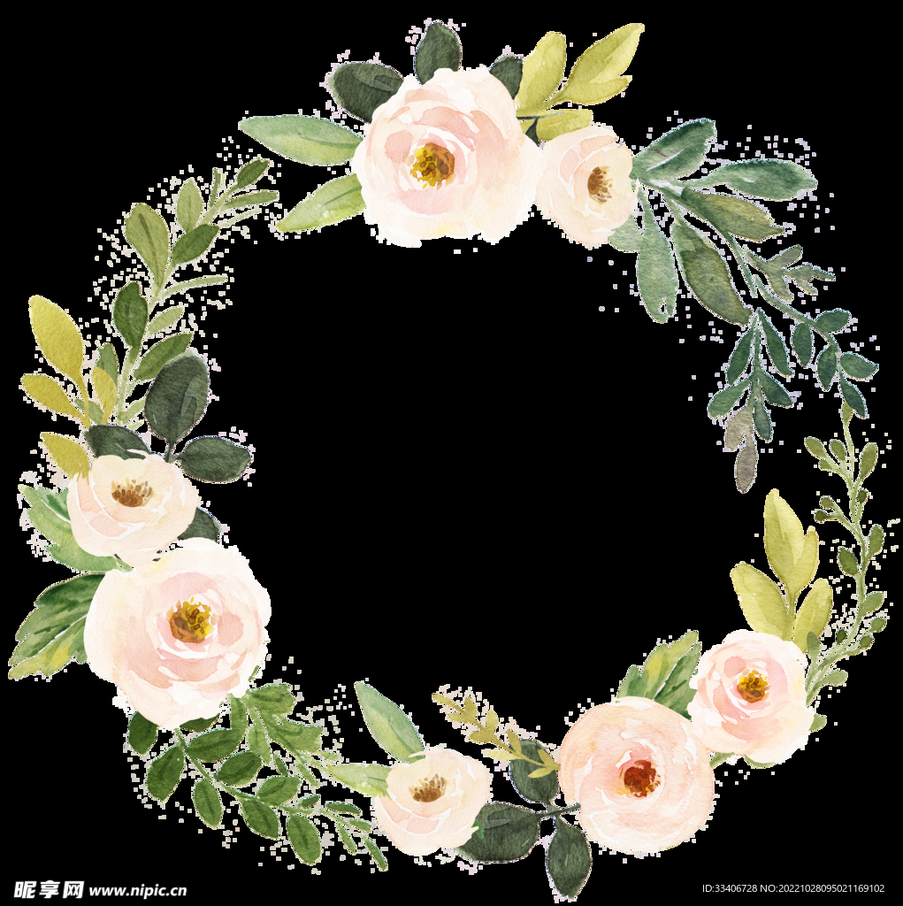 手绘花卉