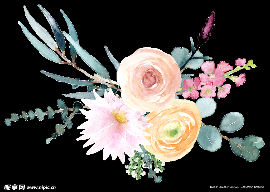 手绘花卉