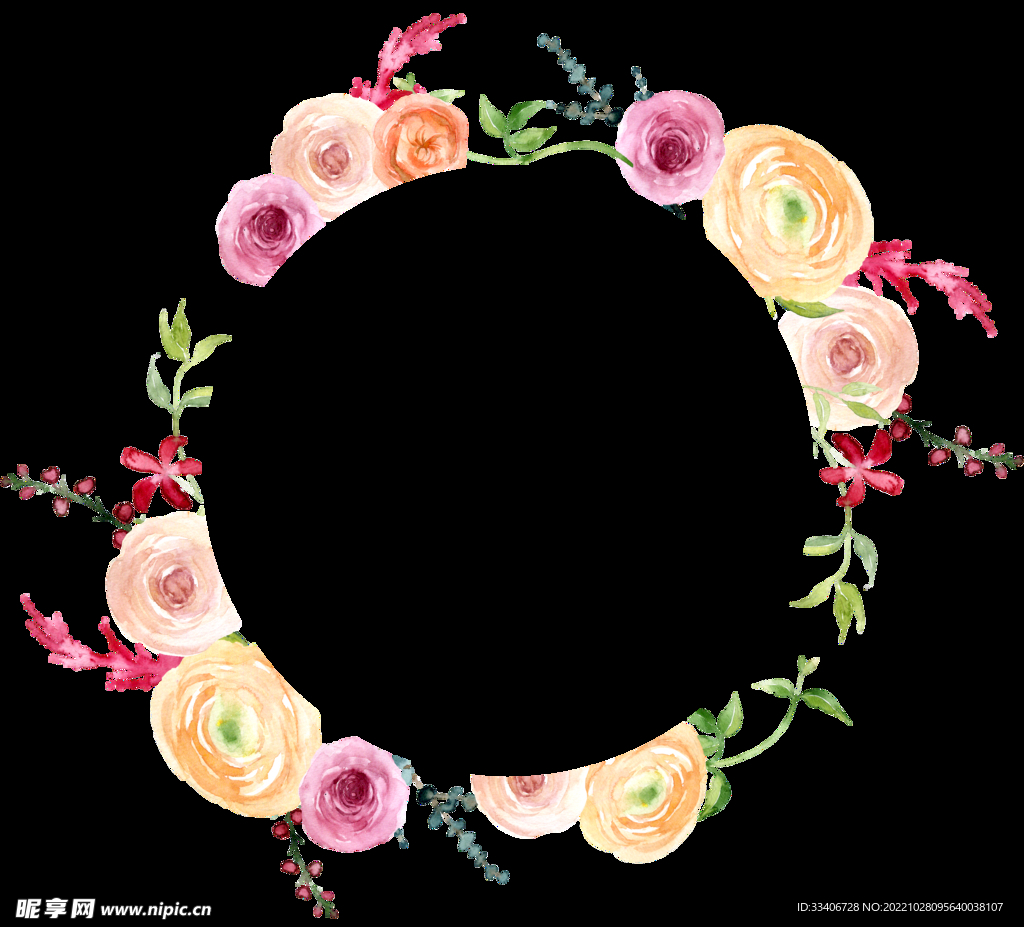 手绘花卉