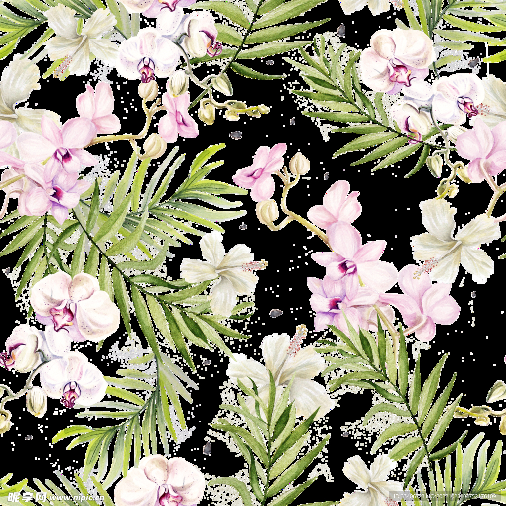手绘花卉
