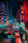 香港夜景经典巴士