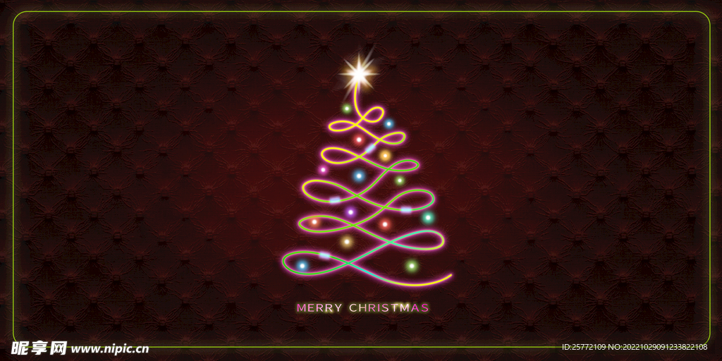 发光圣诞节背景