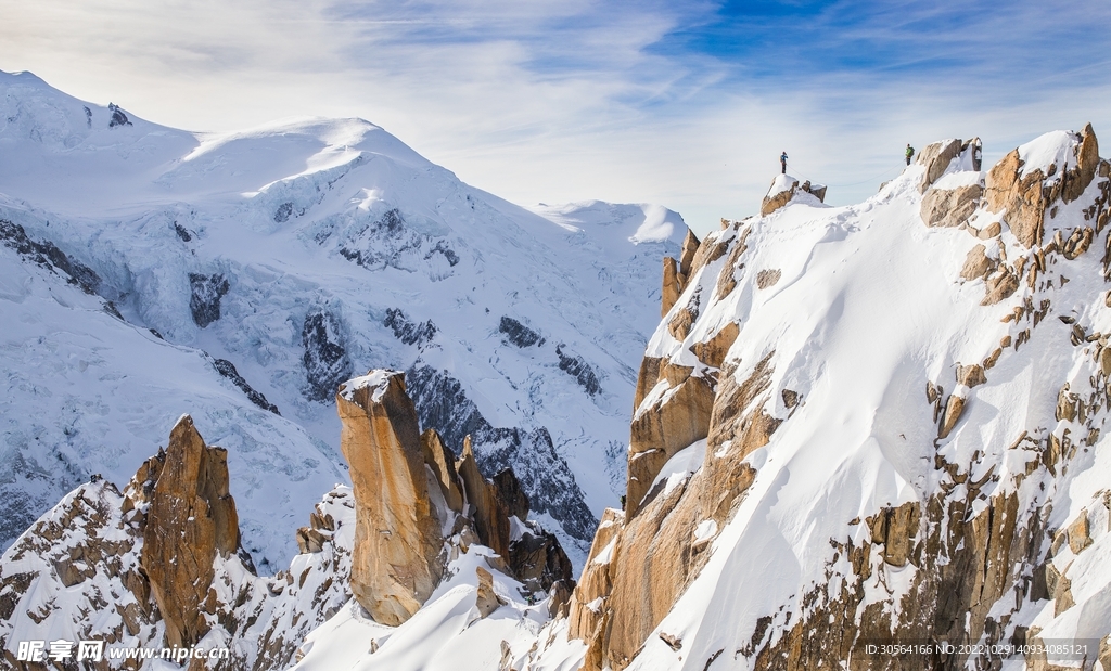 冬季雪山