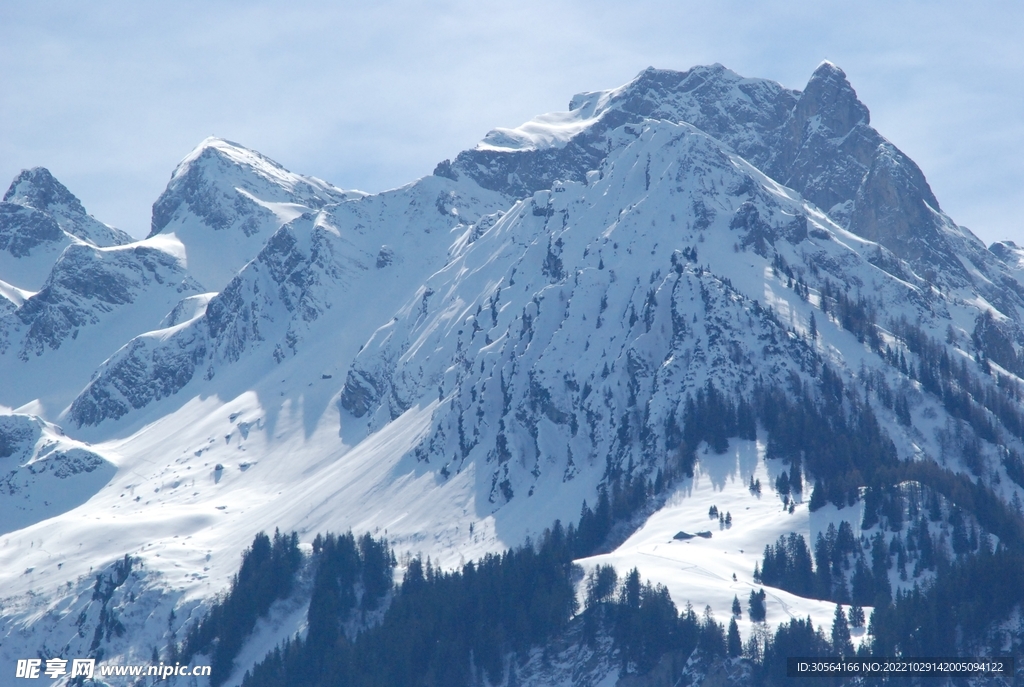 冬季雪山