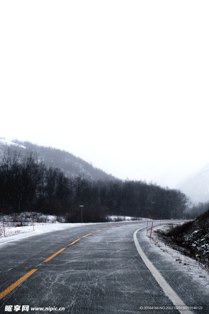 冬季冰雪道路