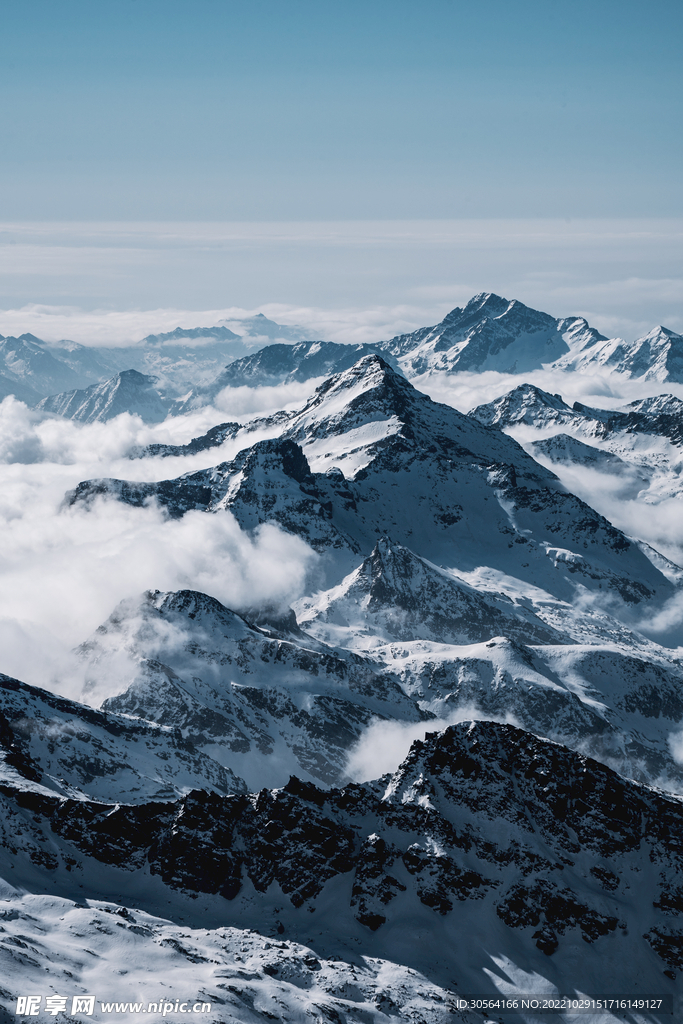 冬季雪山