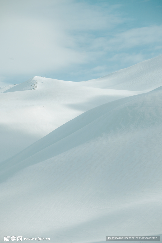 冬季雪山