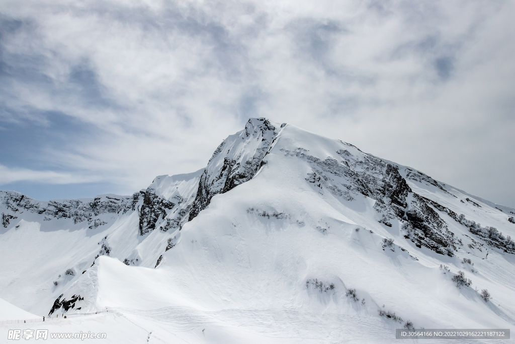 冬季雪山