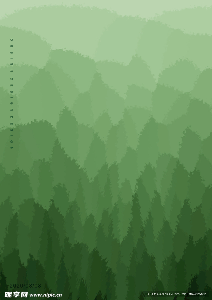 绿色背景海报背景