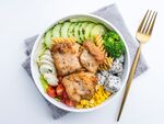 黑胶鸡排轻食