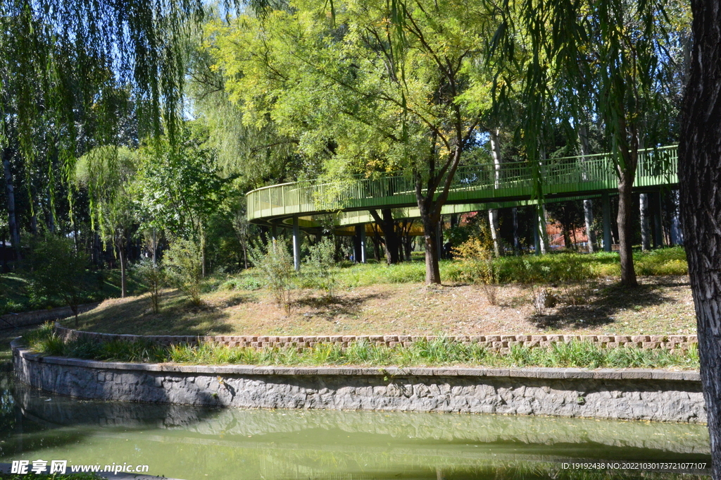 龙潭中湖风景 