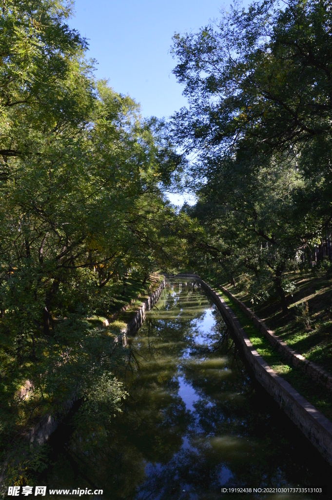 龙潭中湖风景 