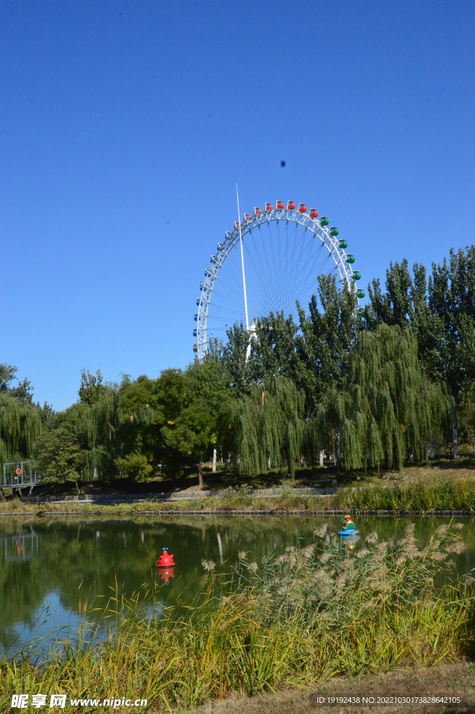 龙潭中湖风景 