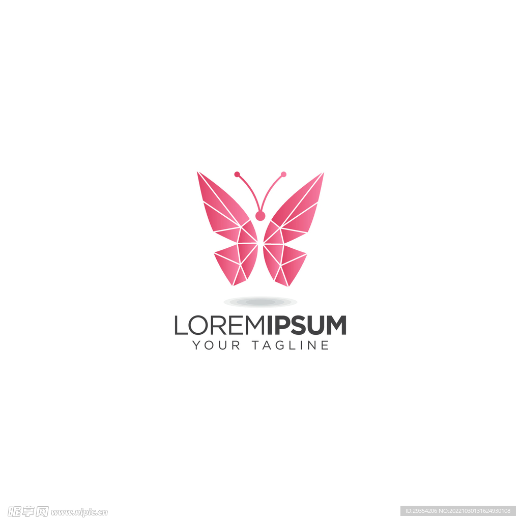 科技蝴蝶企业logo图片