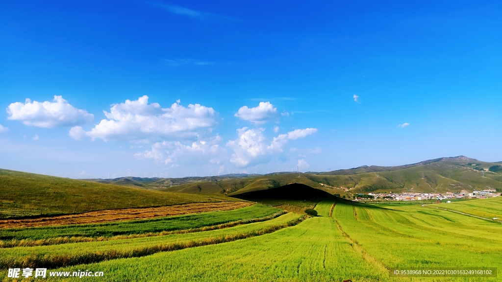 风景3-草原风景-蓝天白云