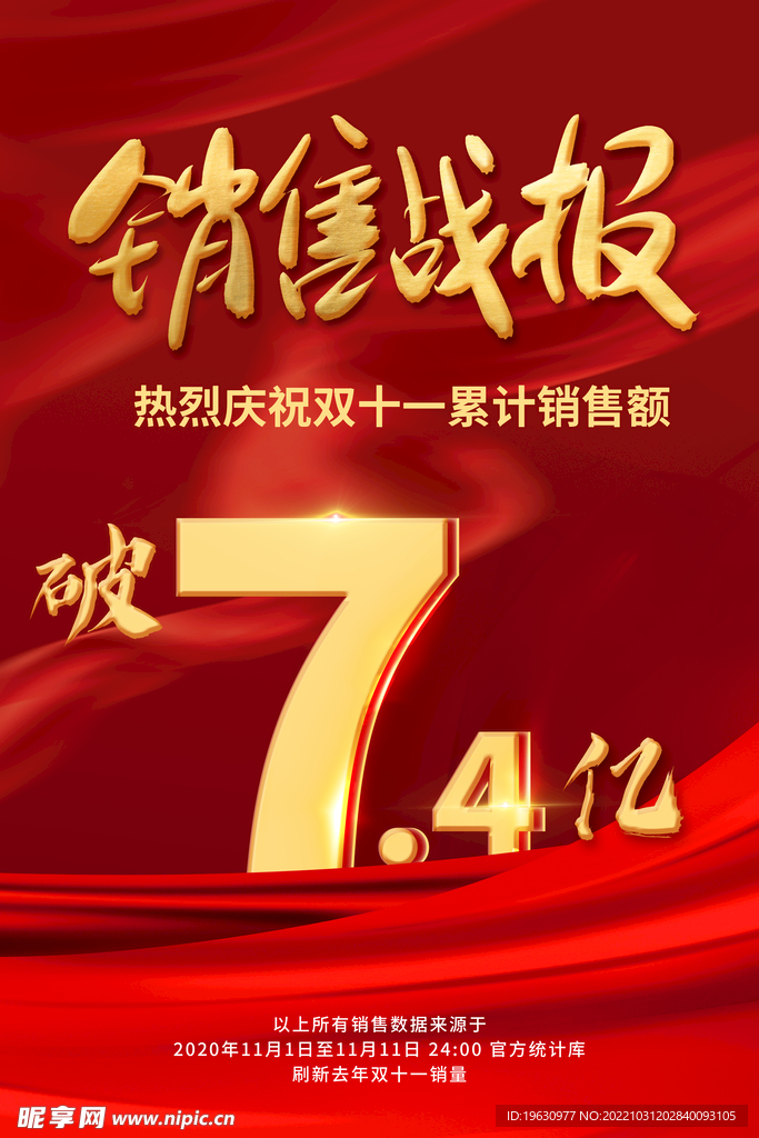 销售战报海报
